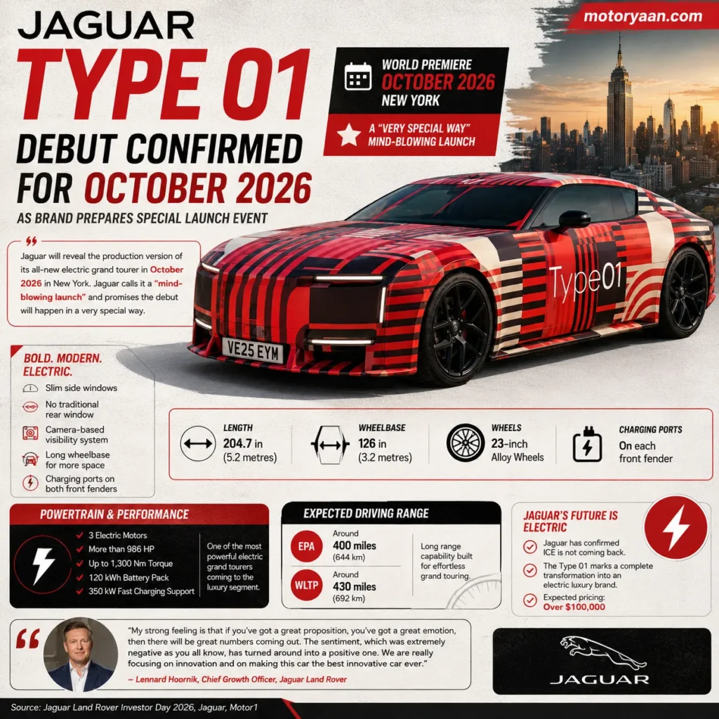 Jaguar Type 01 Debut