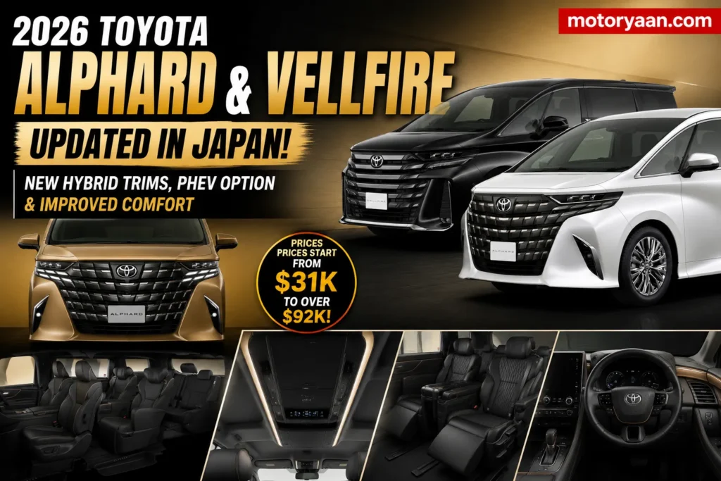 2026 Toyota Alphard And Vellfire
