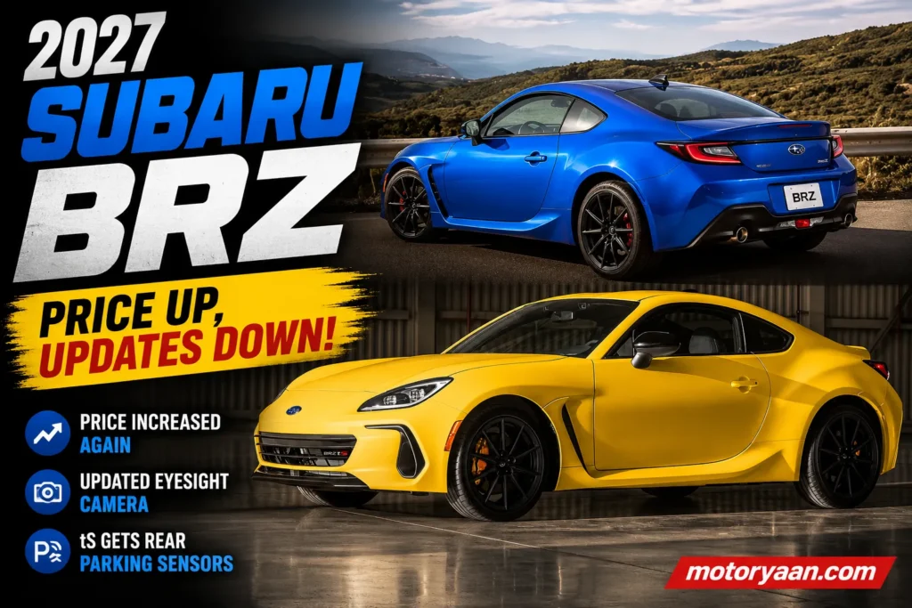 2027 Subaru BRZ price increase