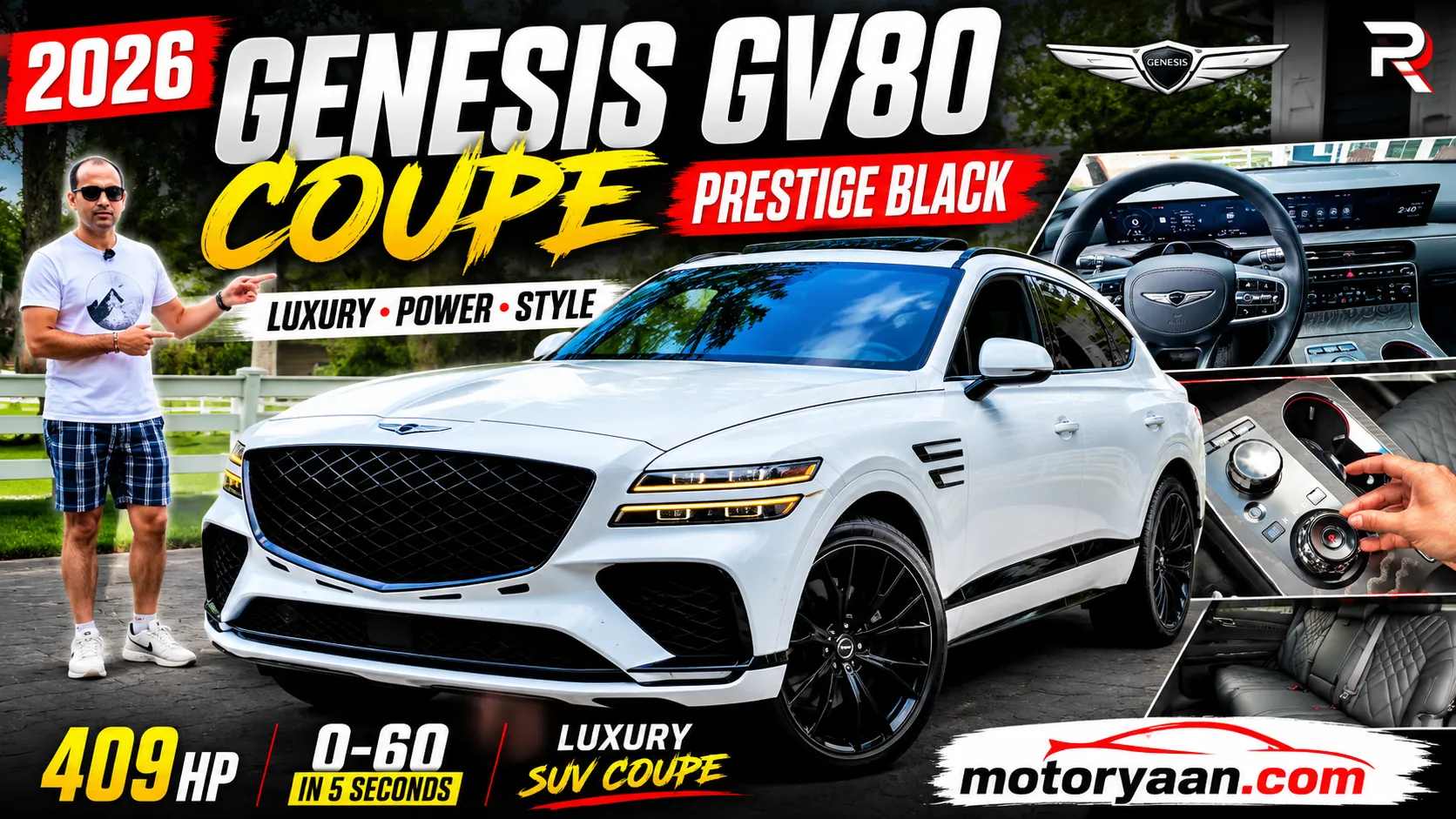 2026 Genesis GV80 Coupe Prestige Black