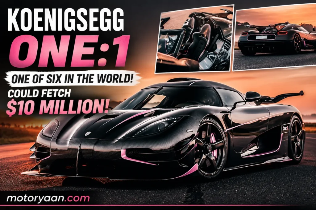 Koenigsegg One:1 Auction