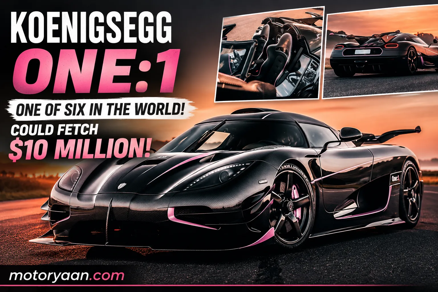 Koenigsegg One:1 Auction