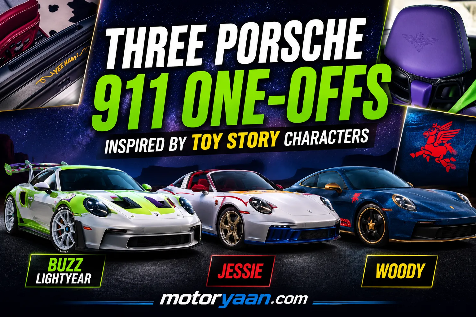Porsche Toy Story 911 Models