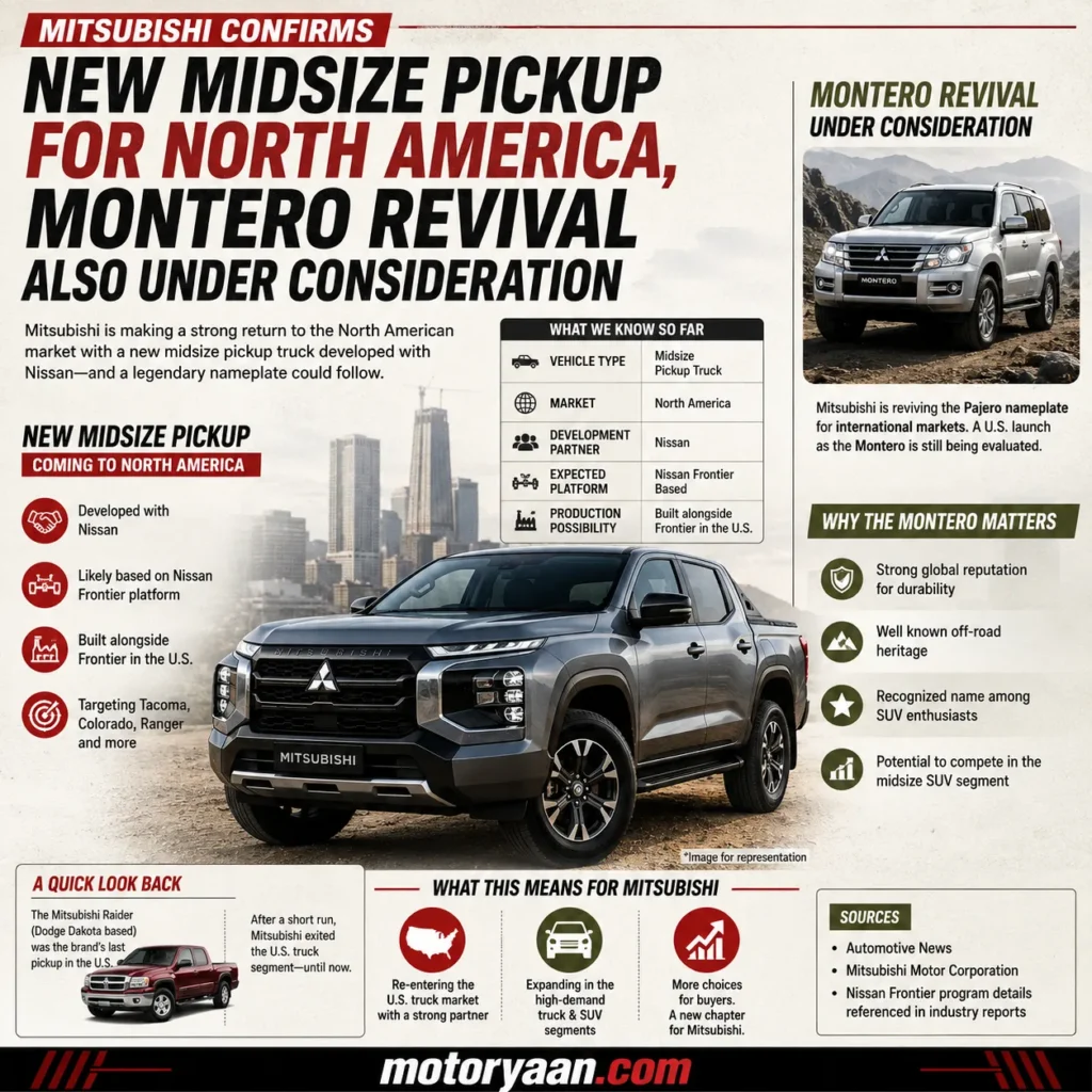Mitsubishi Confirms New Midsize Pickup
