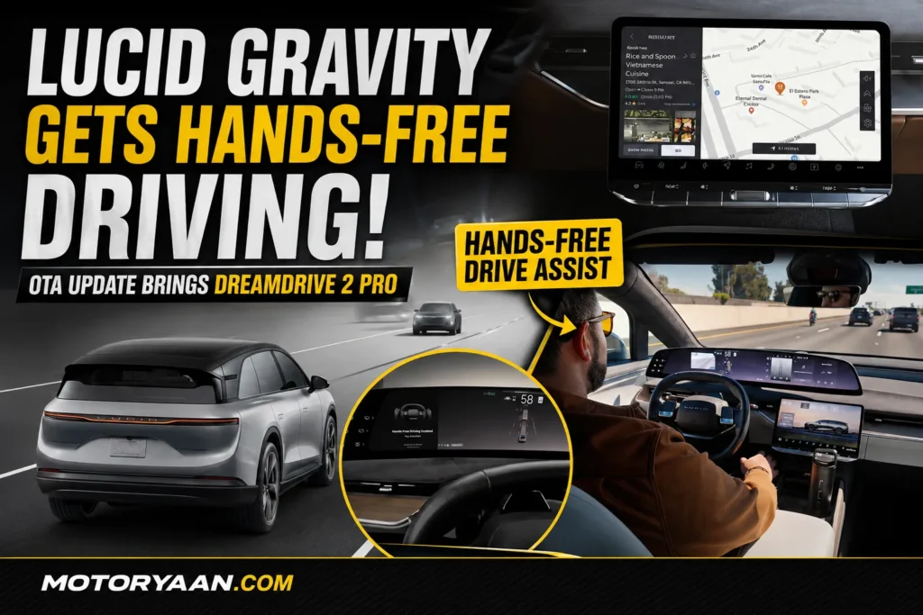 Lucid Gravity Gets Hands Free Driving