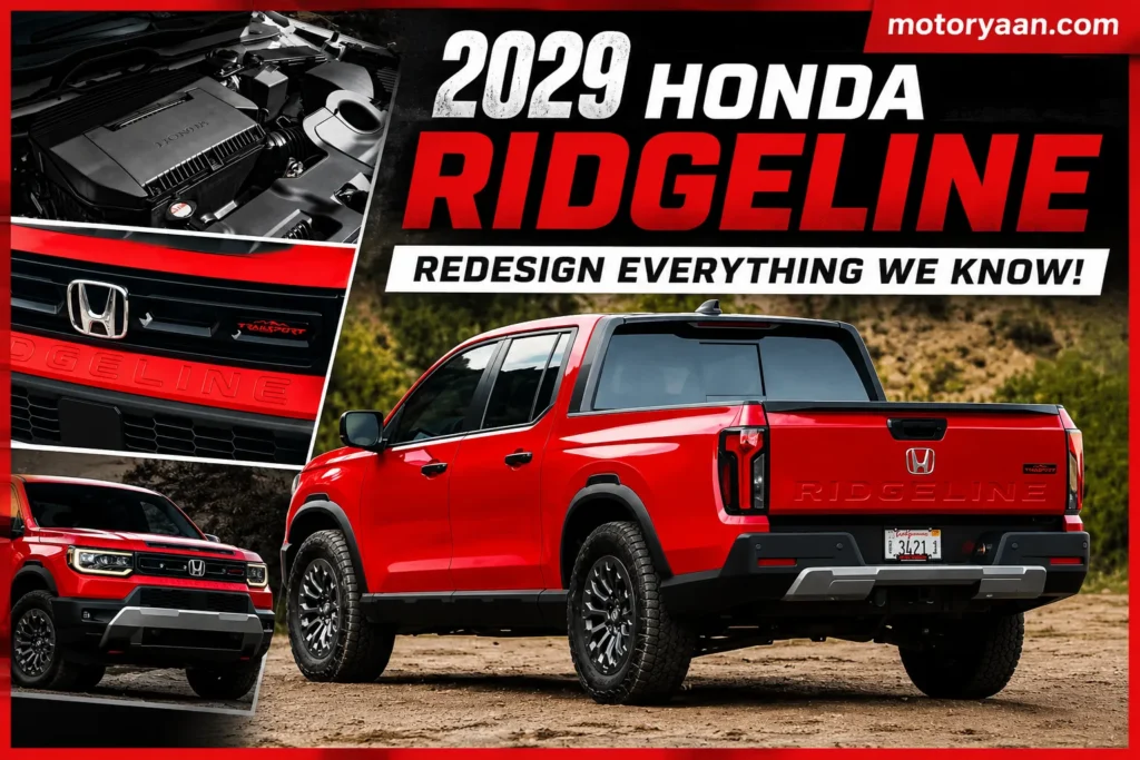 2029 Honda Ridgeline Redesign