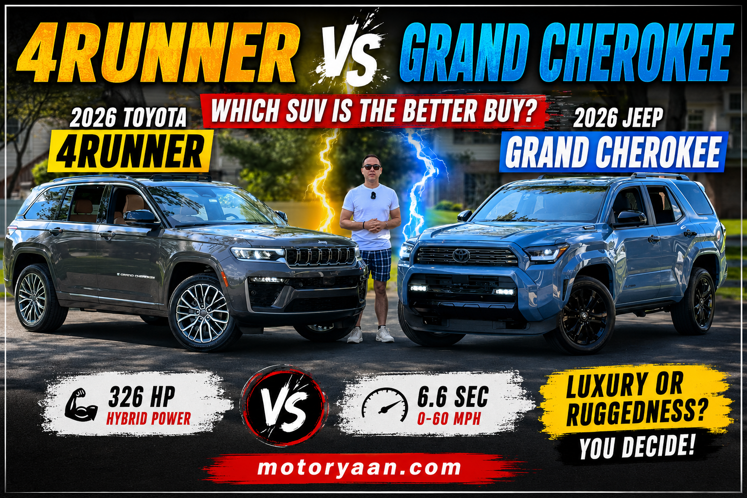 2026 Toyota 4Runner vs 2026 Jeep Grand Cherokee