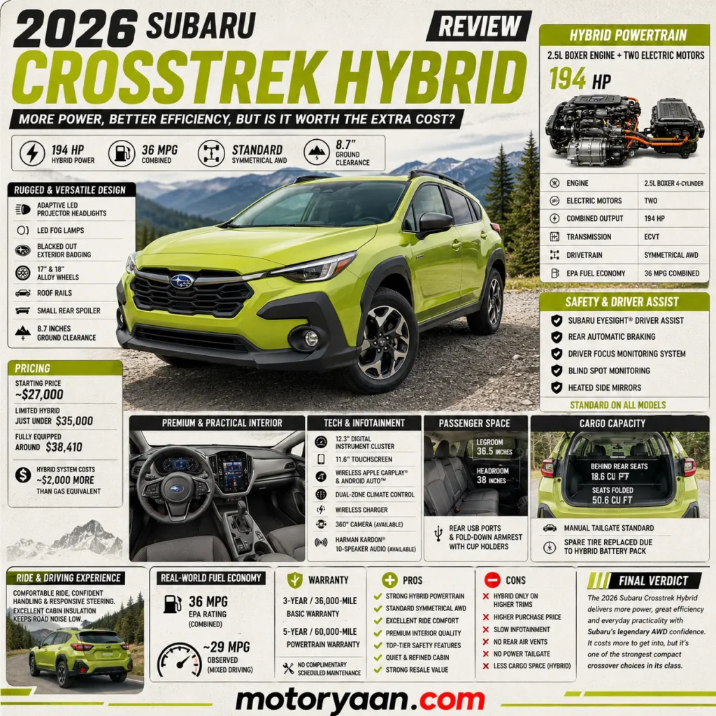 2026 Subaru Crosstrek Hybrid Review