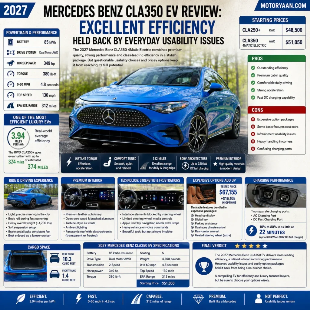 2027 Mercedes Benz CLA350 EV