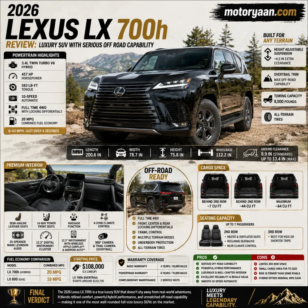 2026 Lexus LX 700h