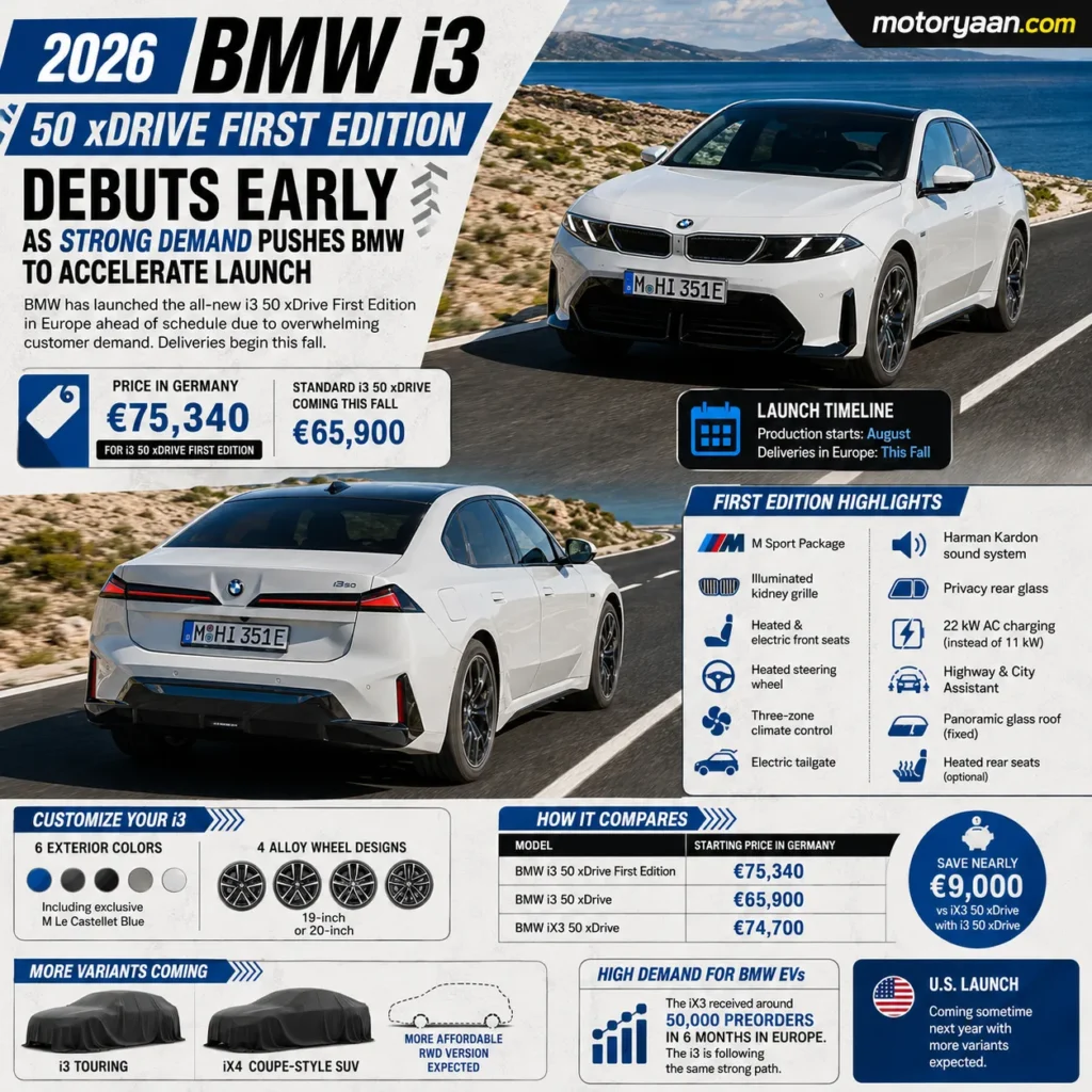 2026 BMW i3 50 xDrive First Edition
