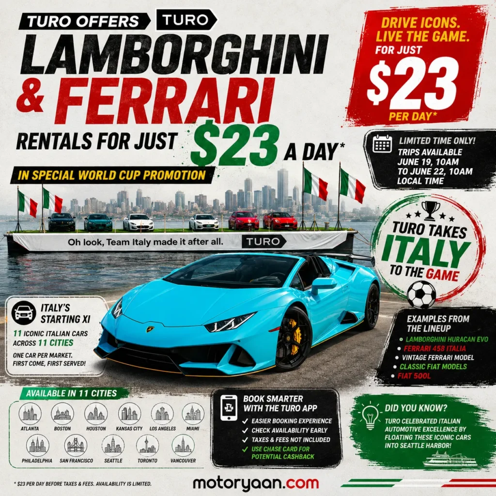 Turo Lamborghini Rental $23