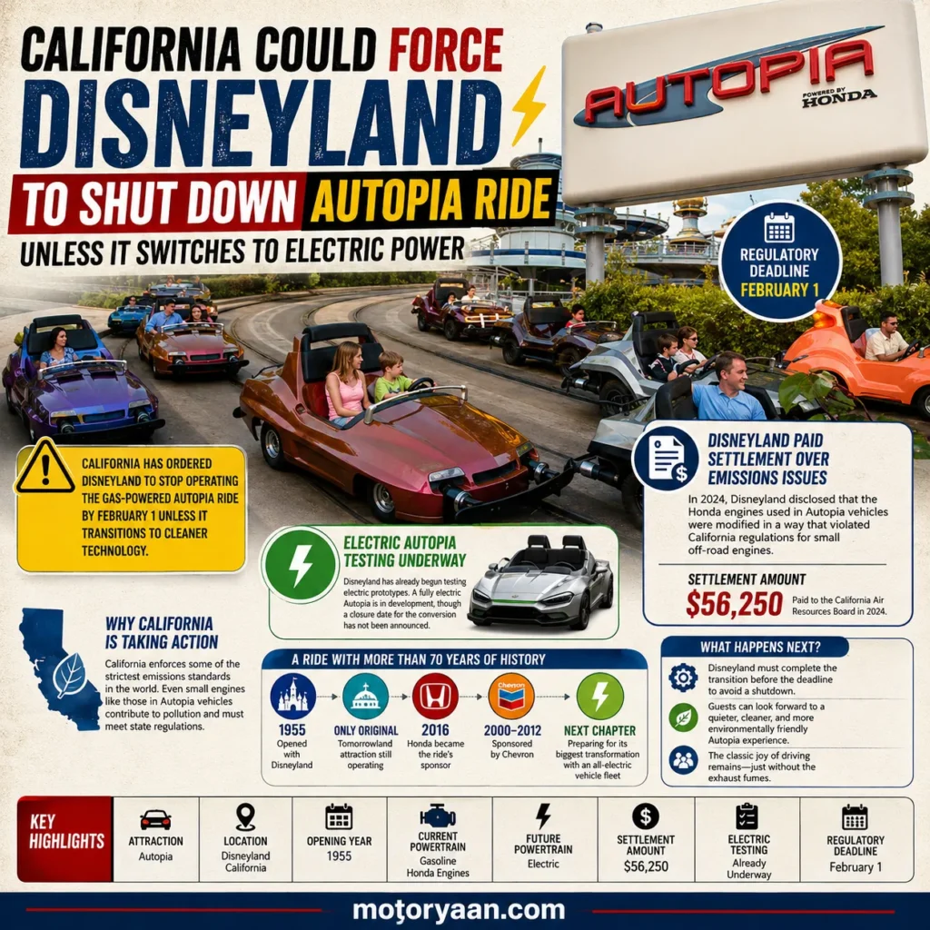 California Could Force Disneyland to Shut Down Autopia Ride
