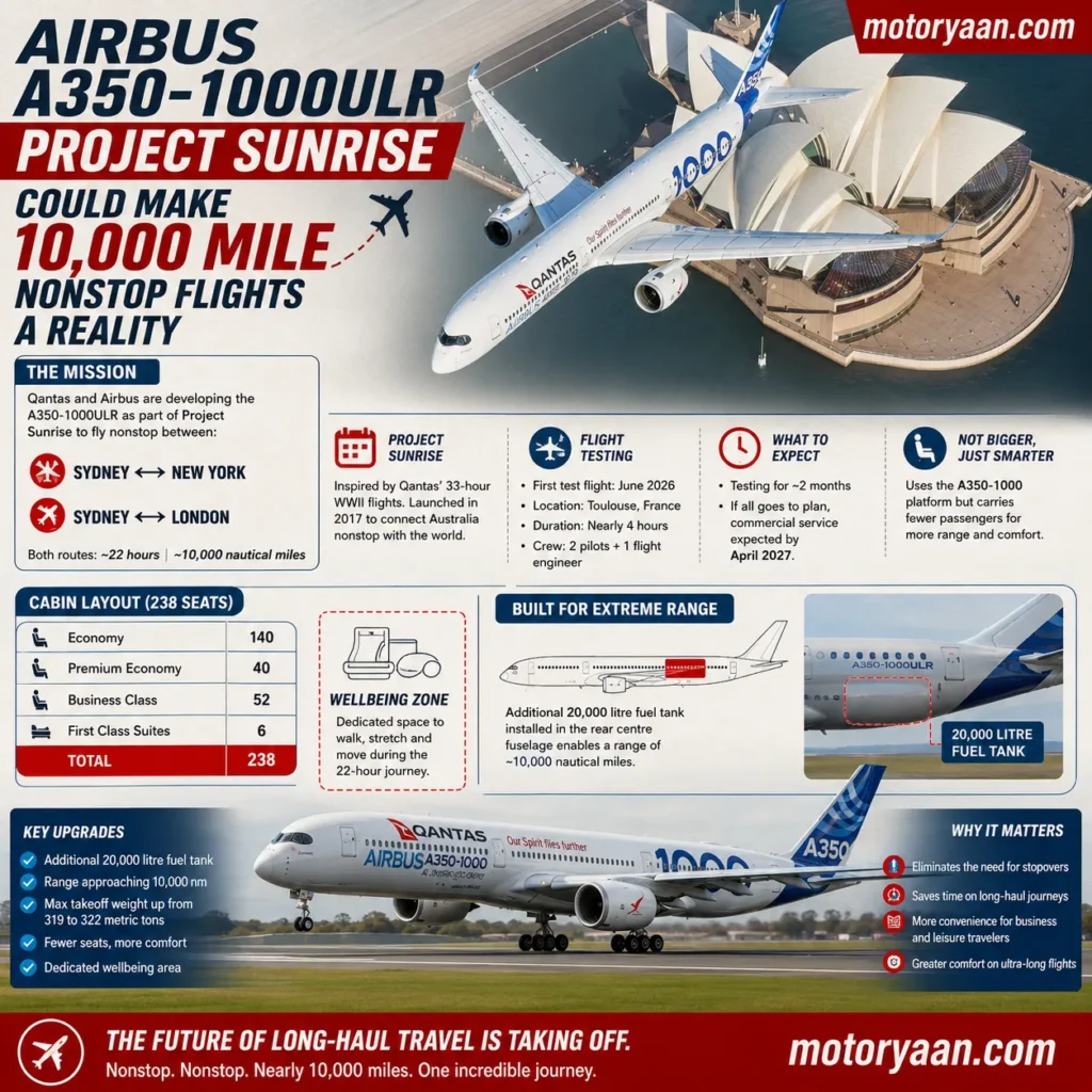 Airbus A350 1000ULR Project Sunrise