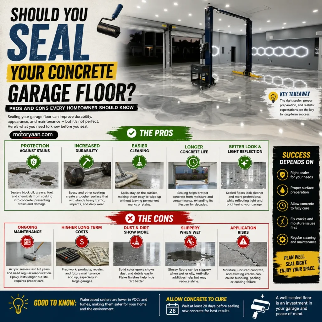 Should You Seal Your Concrete Garage Floor