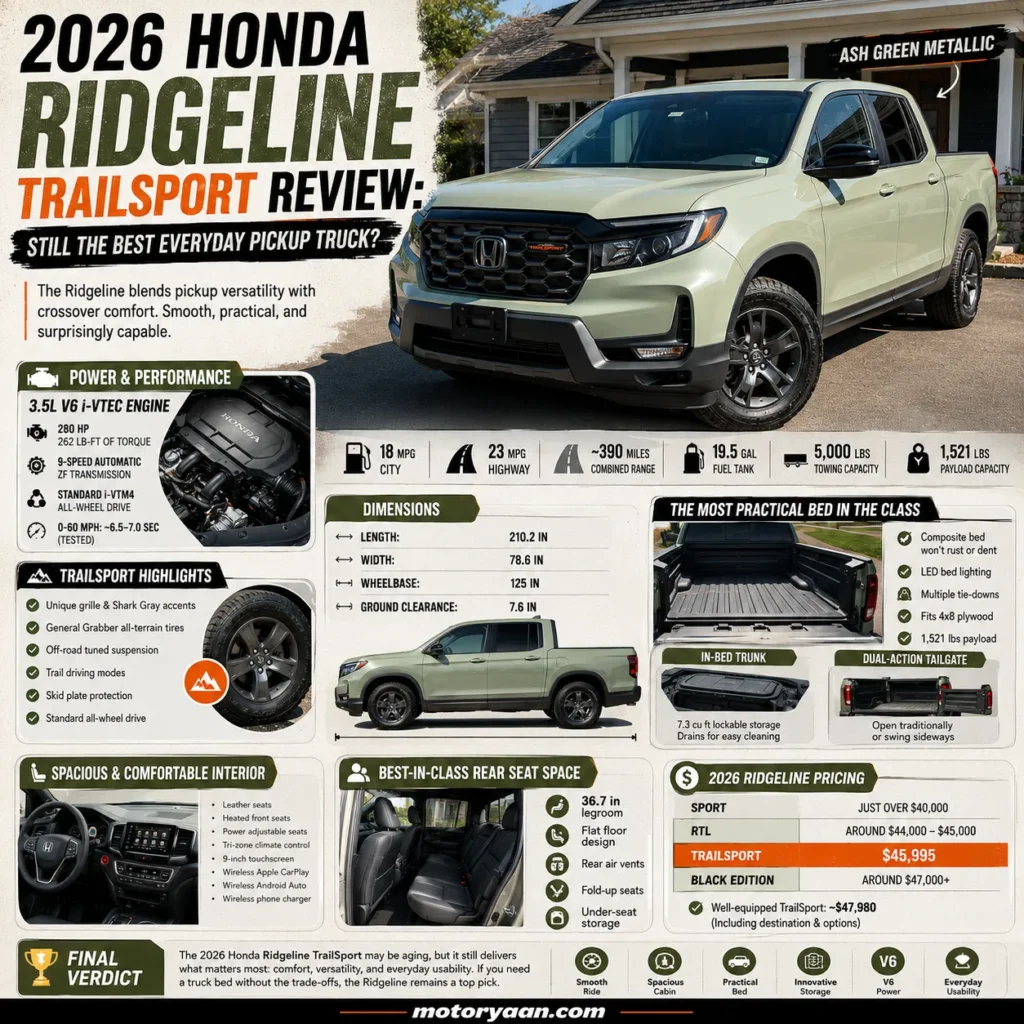 2026 Honda Ridgeline TrailSport