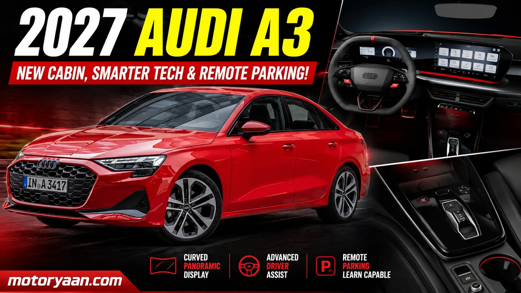 2027 Audi A3 Interior Update