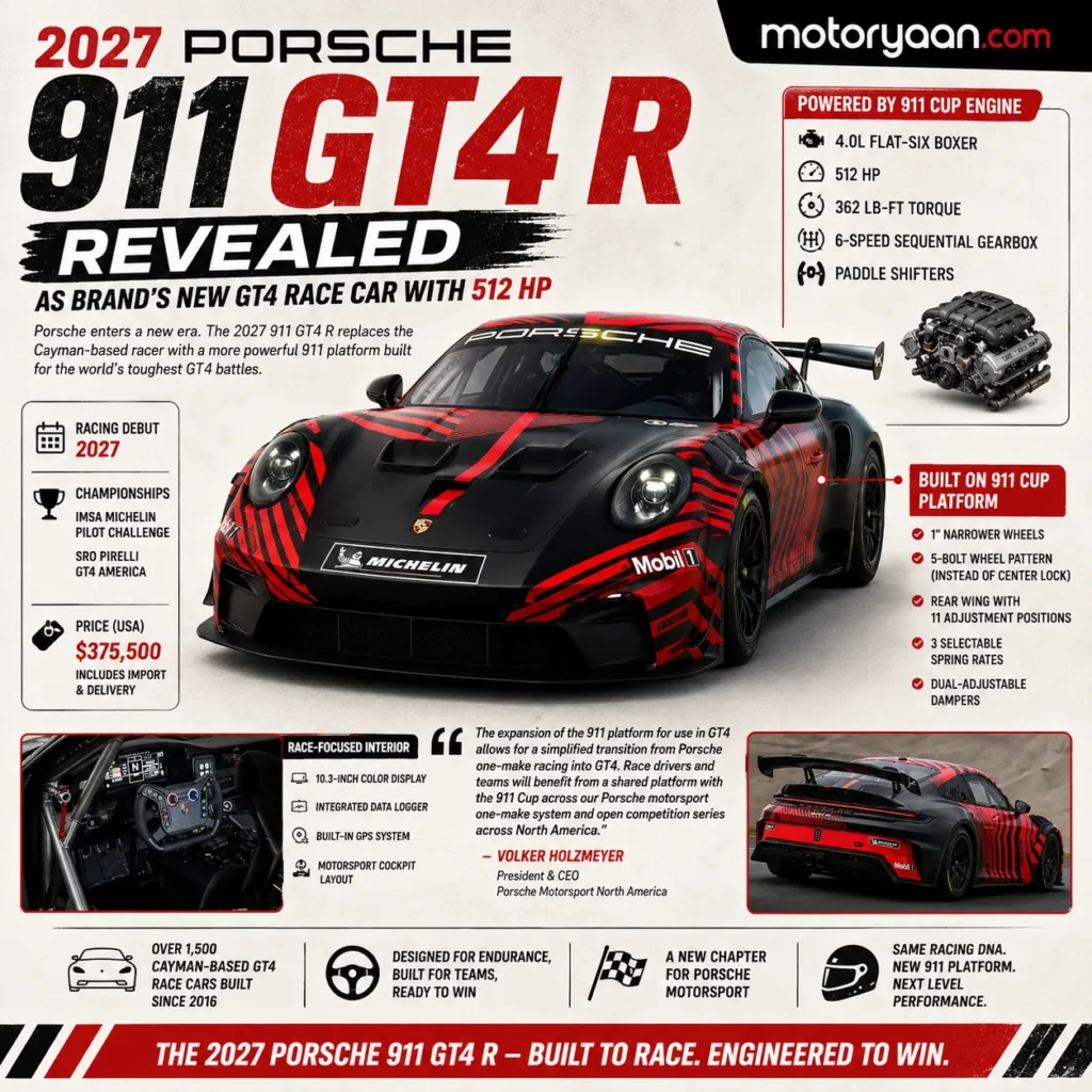 2027 Porsche 911 GT4 R