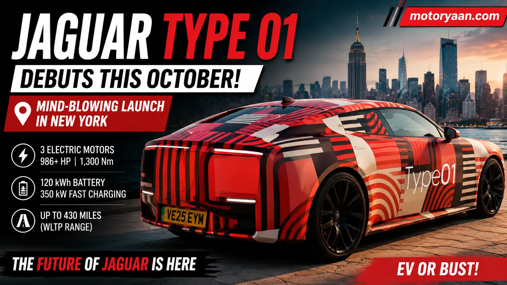 Jaguar Type 01 Debut