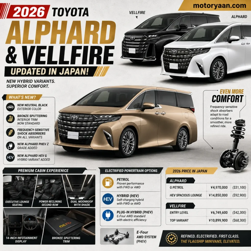 2026 Toyota Alphard And Vellfire