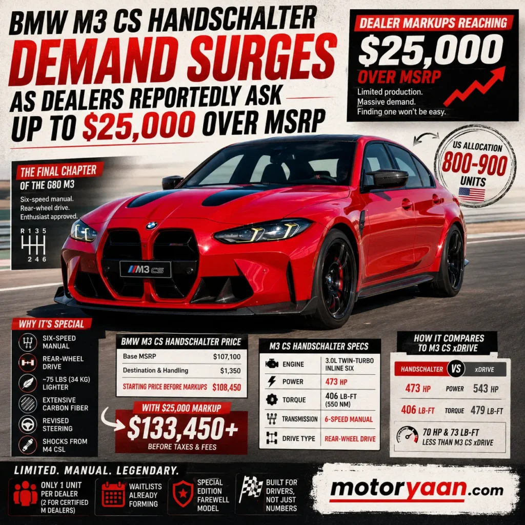 BMW M3 CS Handschalter