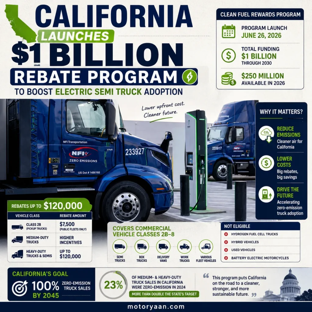 California Electric Truck Rebate Program