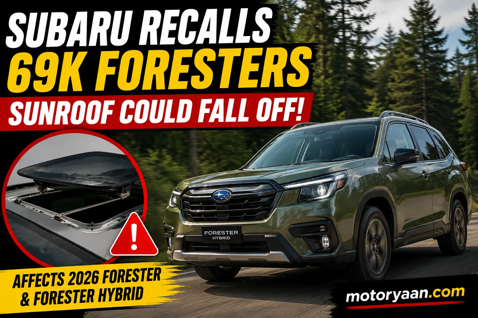 2026 Subaru Forester Recall