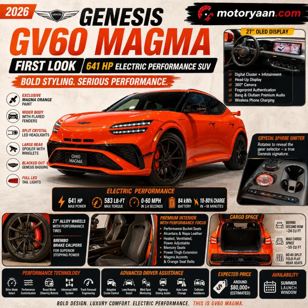 2026 Genesis GV60 Magma