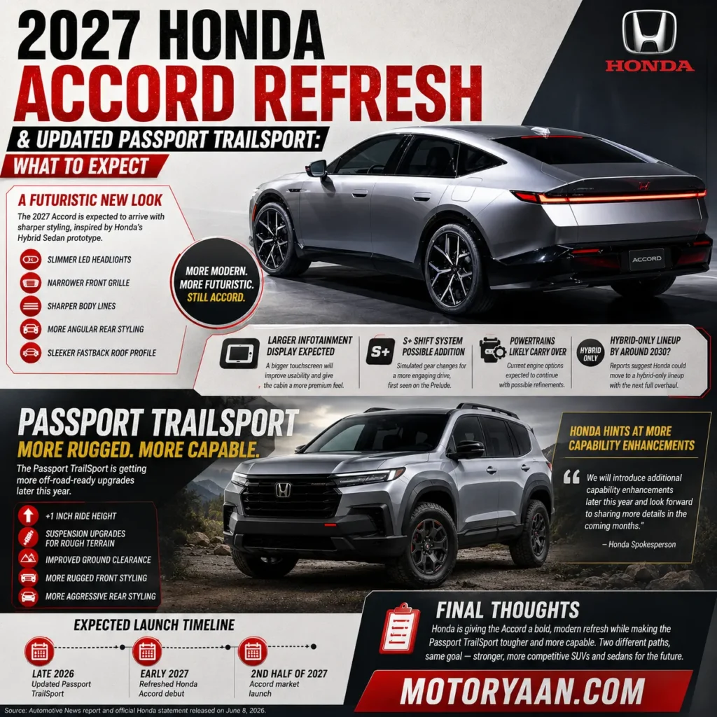 2027 Honda Accord Refresh