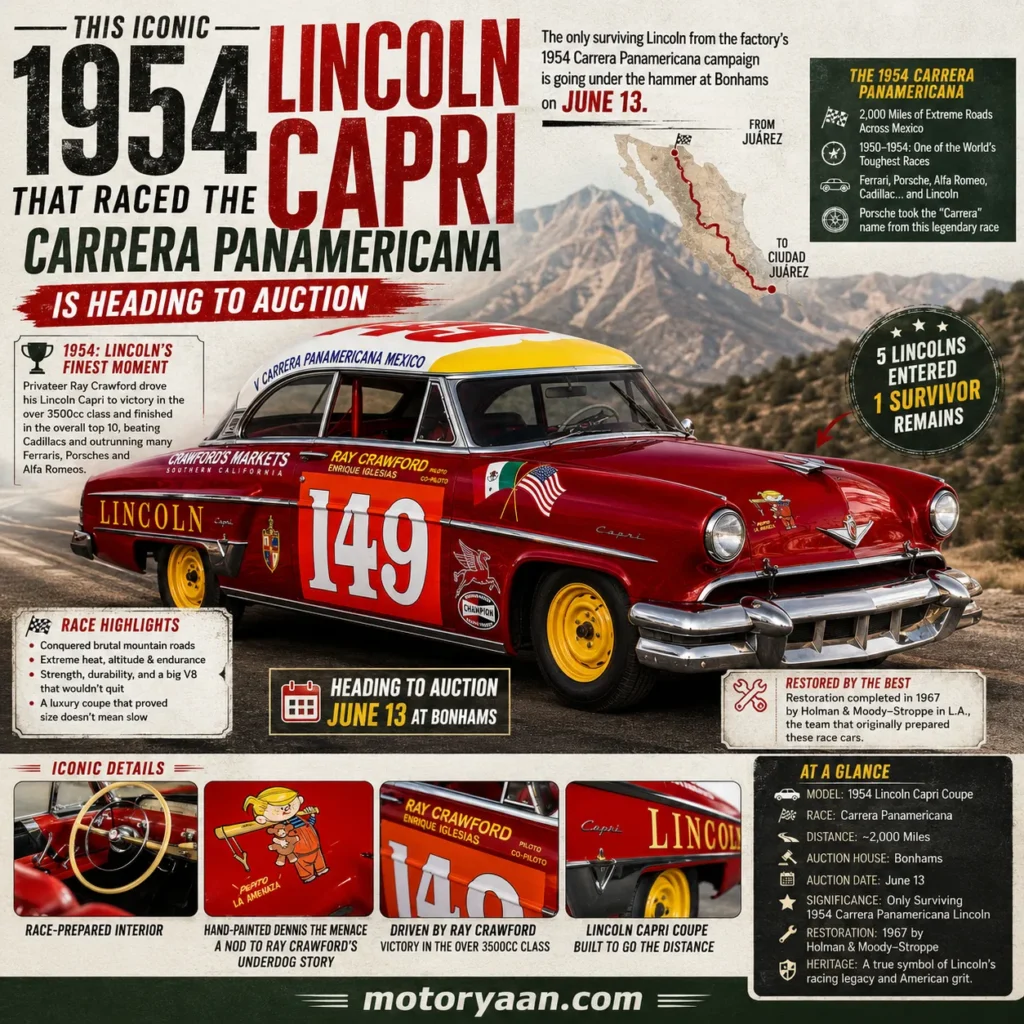 1954 Lincoln Capri Carrera Panamericana
