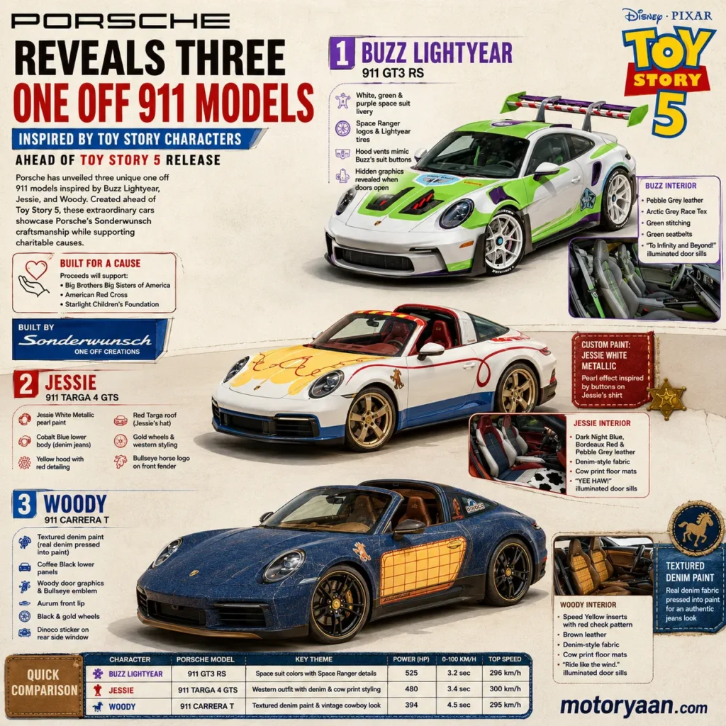 Porsche Toy Story 911 Models
