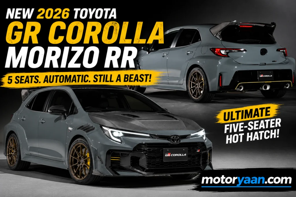 Toyota GR Corolla Morizo RR