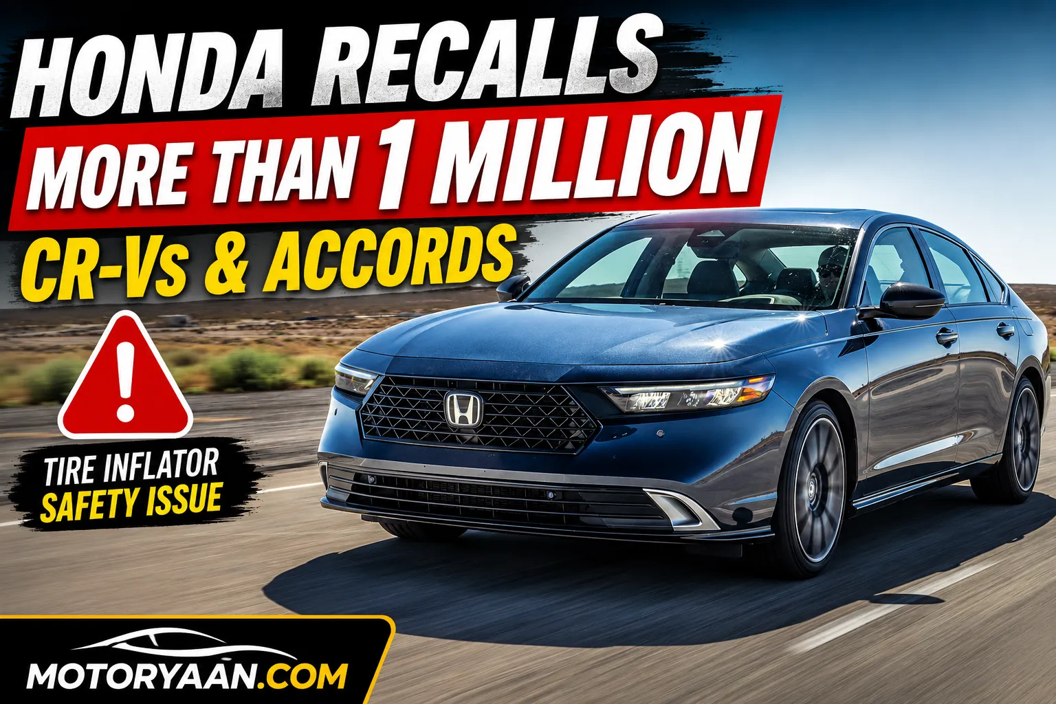 Honda Tire Inflator Recall