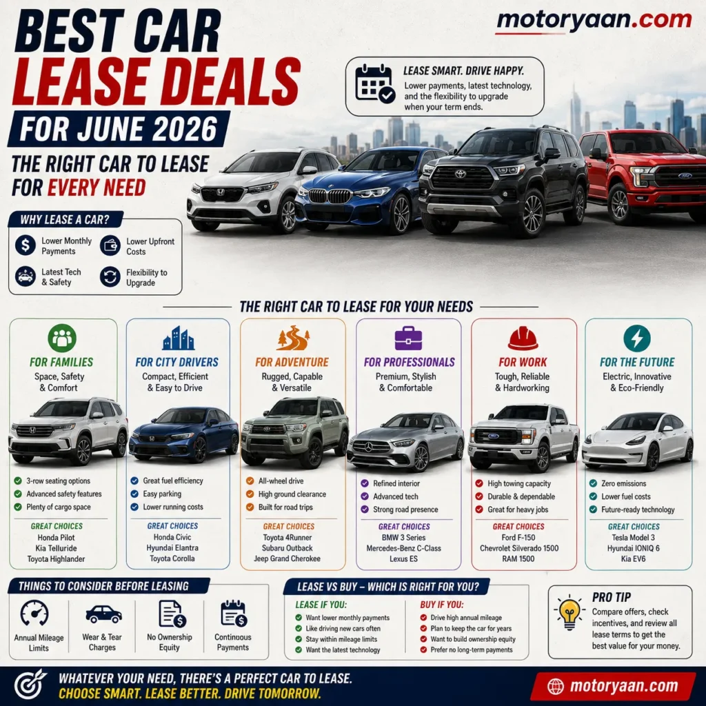Best Car Lease Deals for June 2026