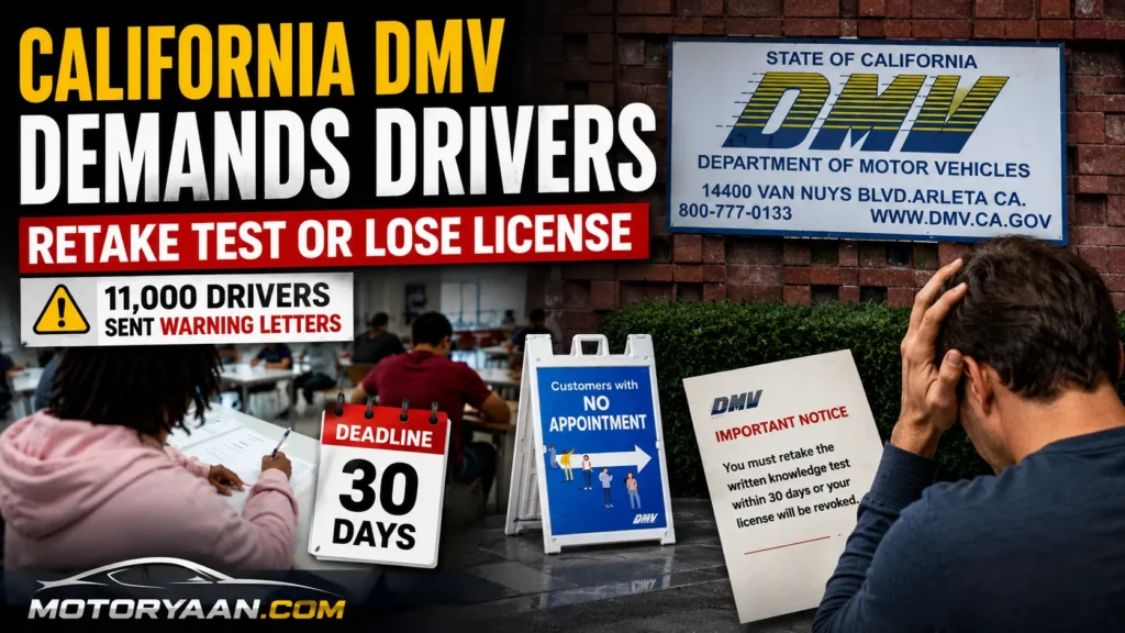 California DMV Retake Written Test