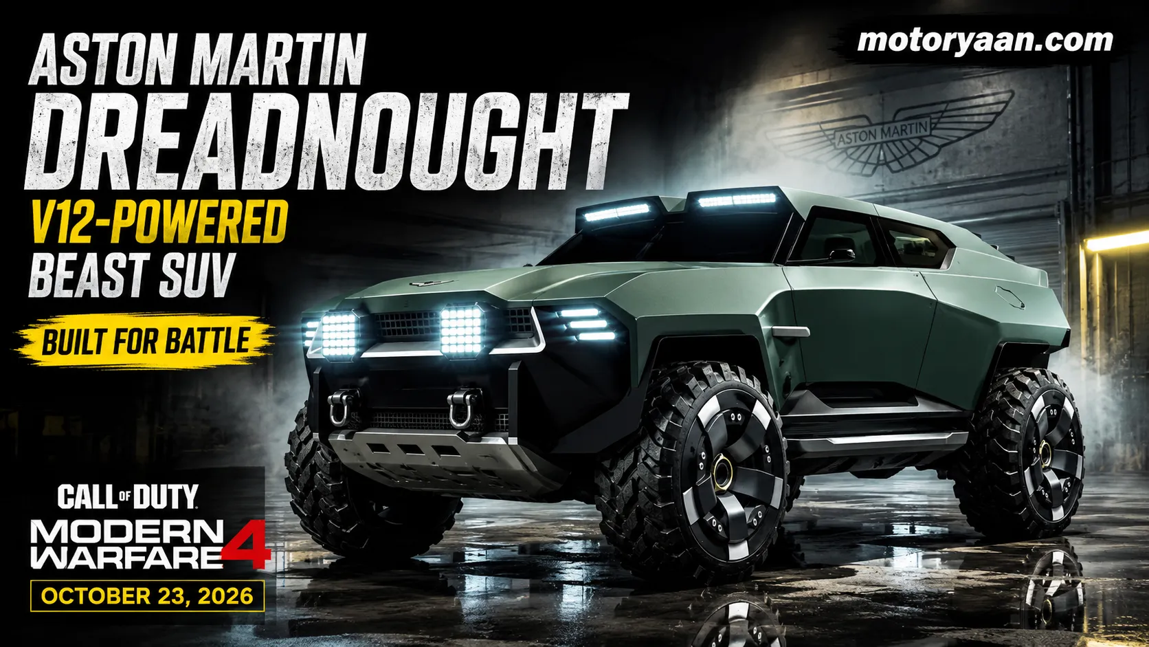 Aston Martin Dreadnought Call of Duty Modern Warfare 4