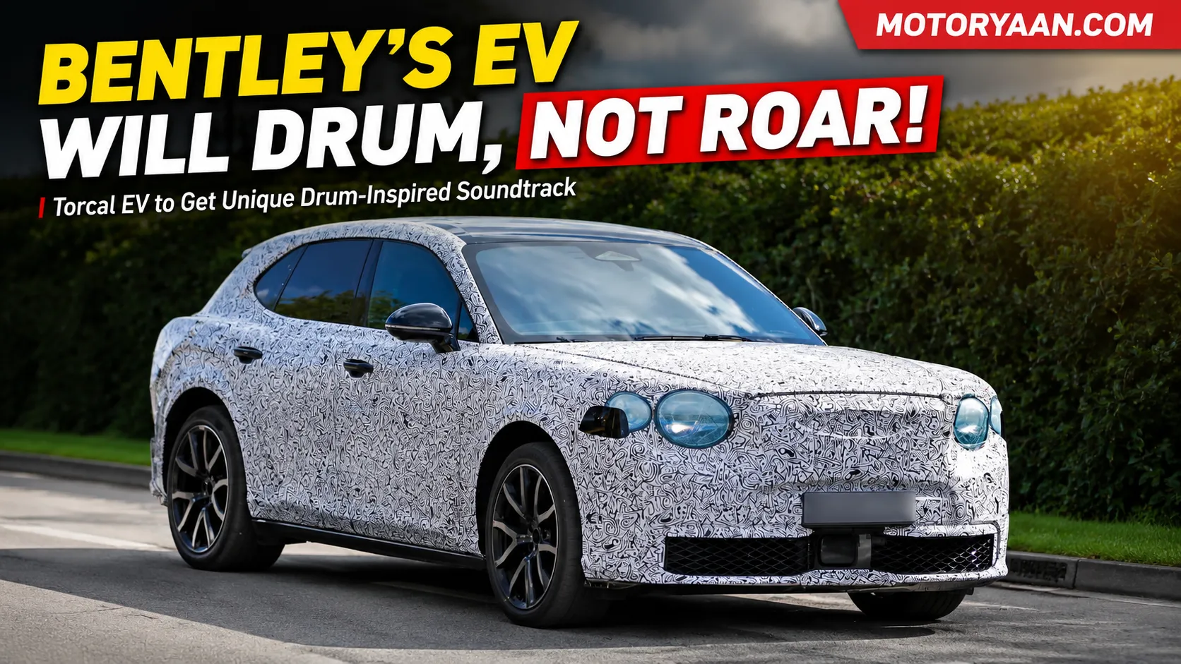 Bentley Torcal EV fake engine noise
