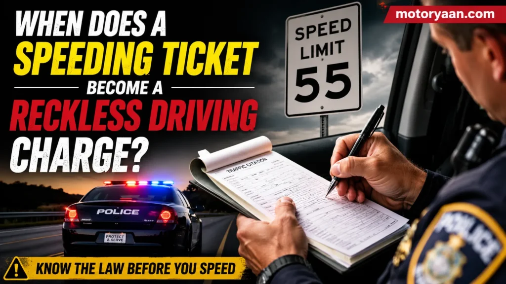 When Does a Speeding Ticket Become a Reckless Driving Charge