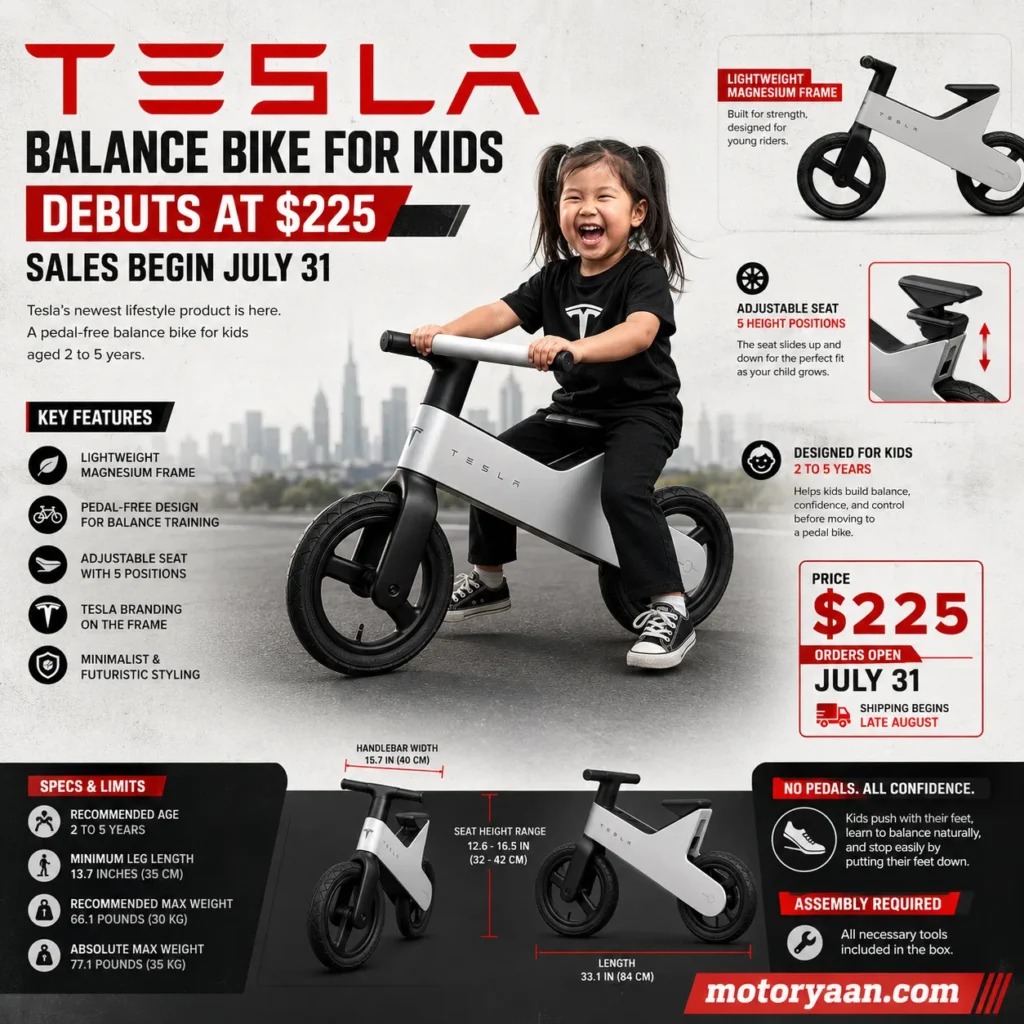 Tesla Balance Bike