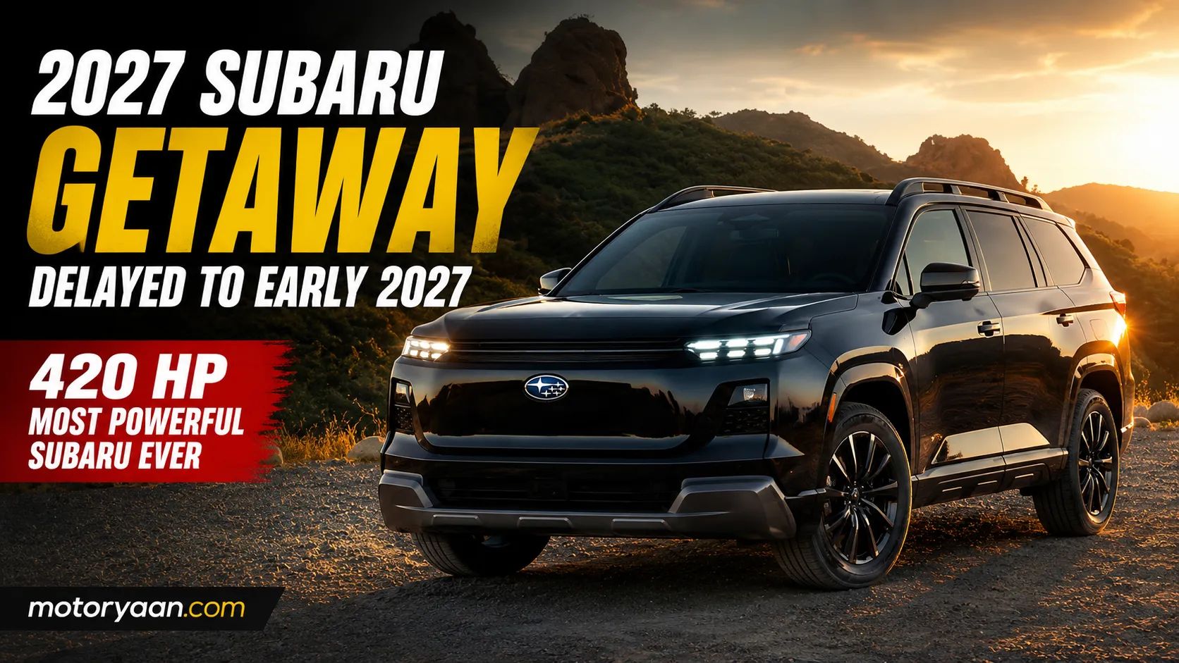 2027 Subaru Getaway Delayed