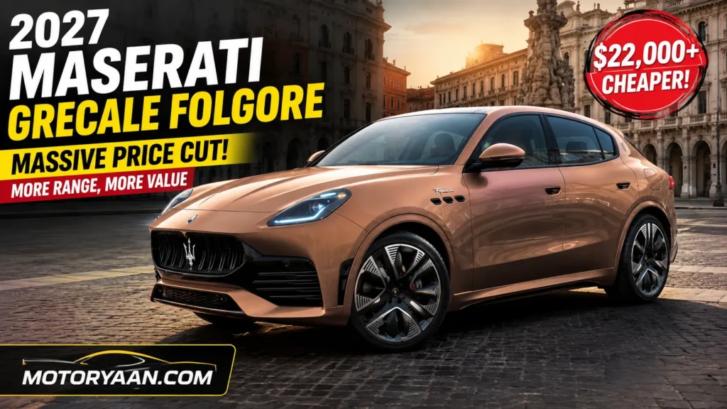 2027 Maserati Grecale Folgore Price