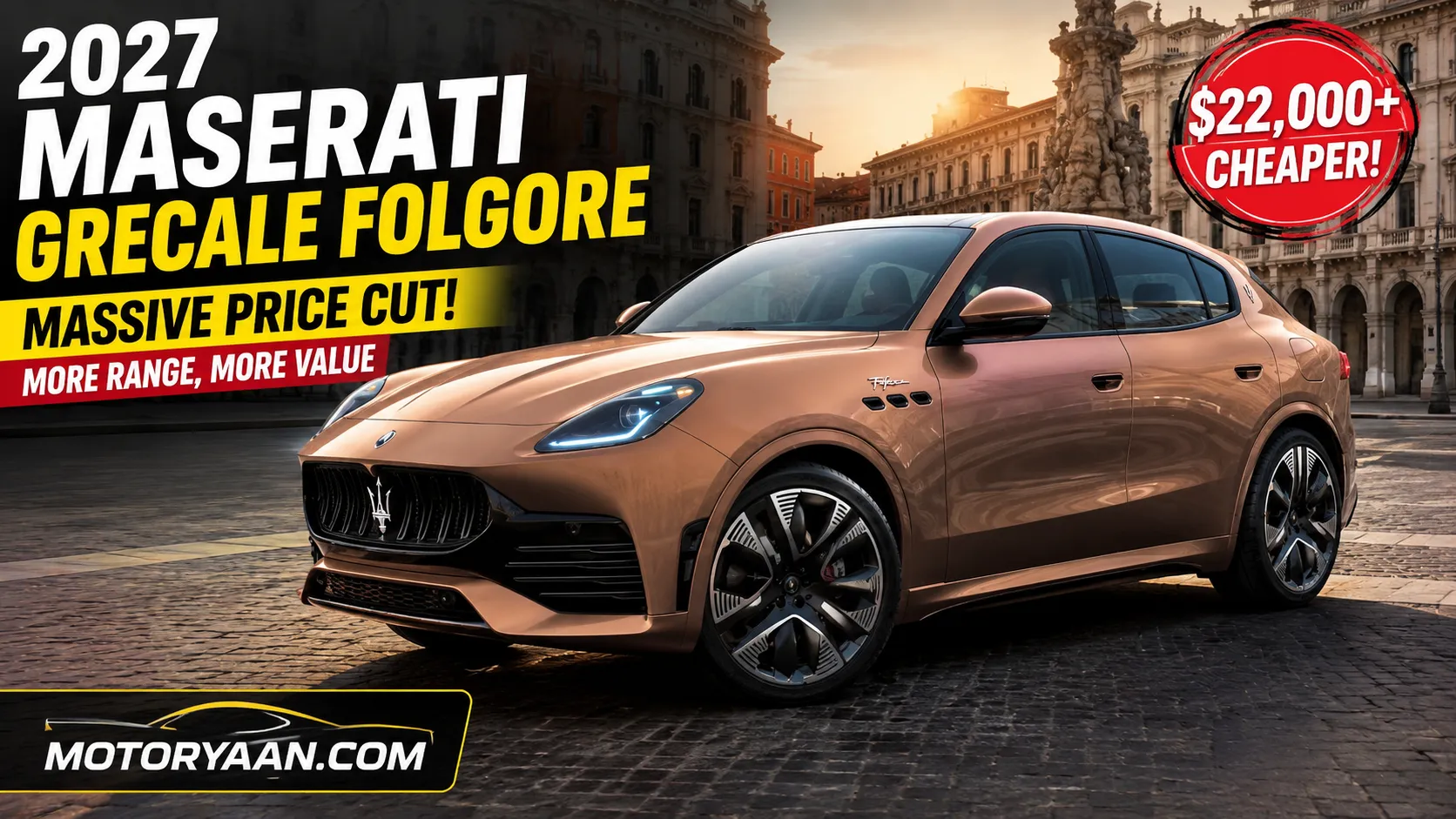 2027 Maserati Grecale Folgore Price