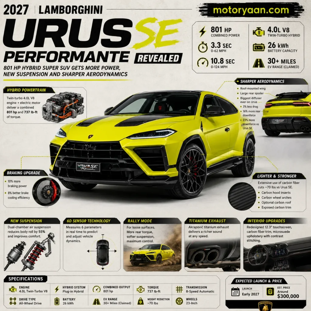 2027 Lamborghini Urus SE Performante