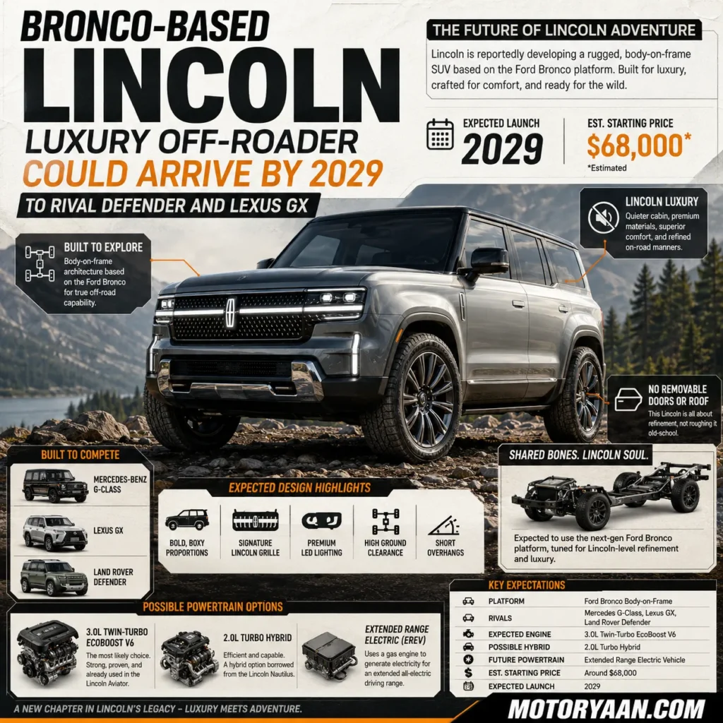 Bronco Based Lincoln Luxury Off Roader