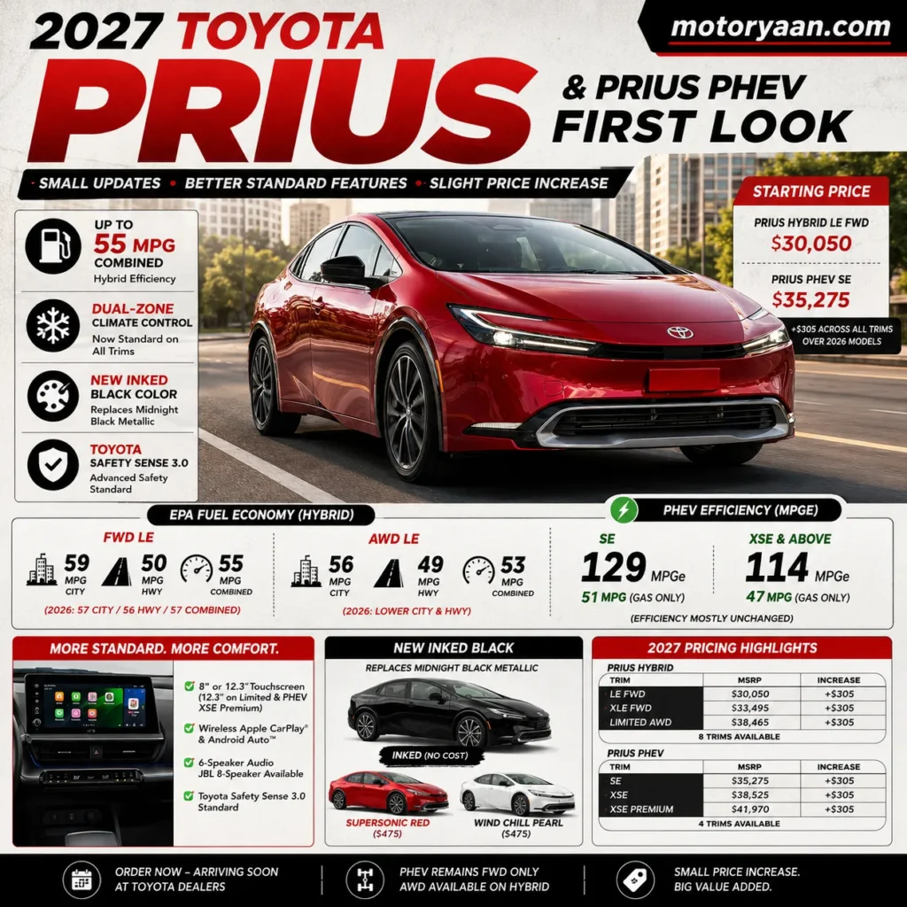 2027 Toyota Prius First Look