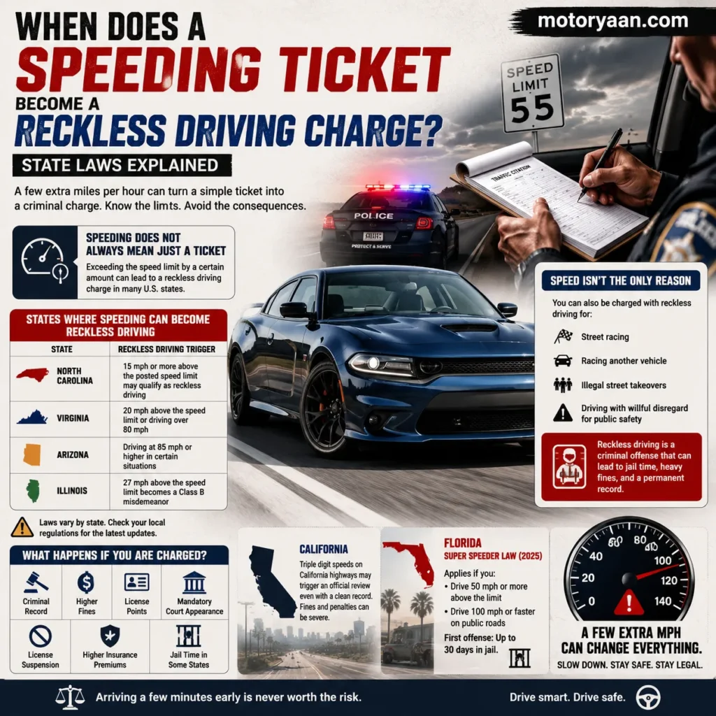 When Does a Speeding Ticket Become a Reckless Driving Charge