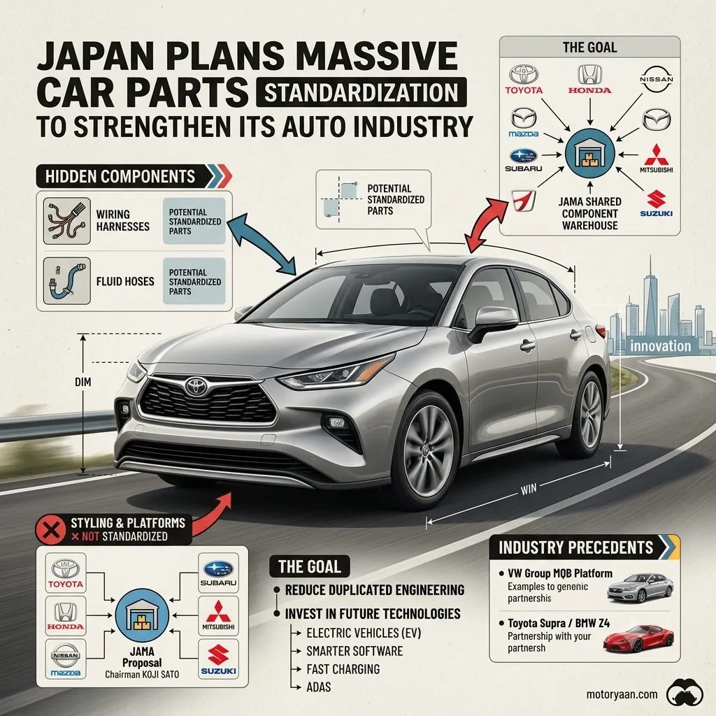 Japan car parts standardization