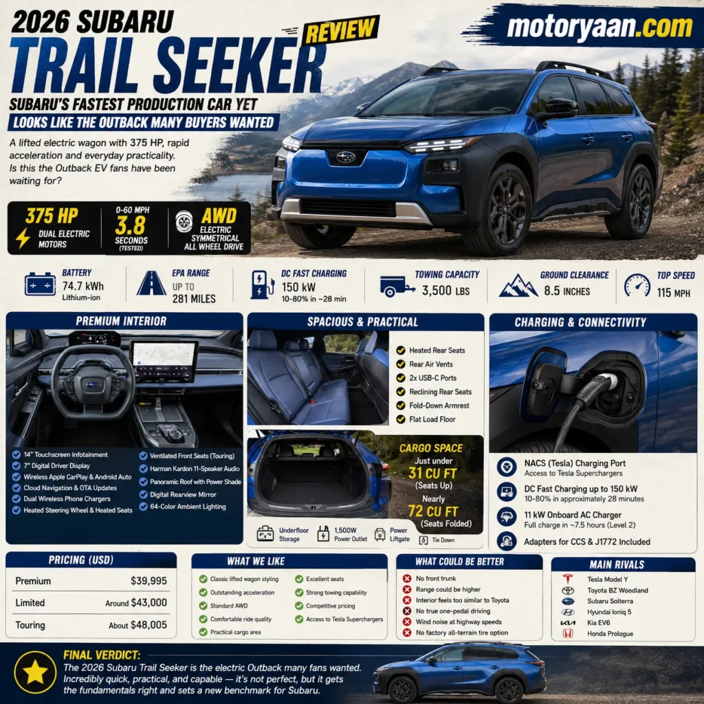 2026 Subaru Trailseeker Touring