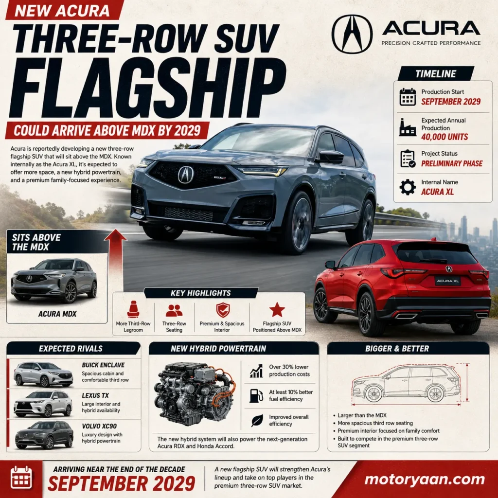 2029 Acura Three Row SUV