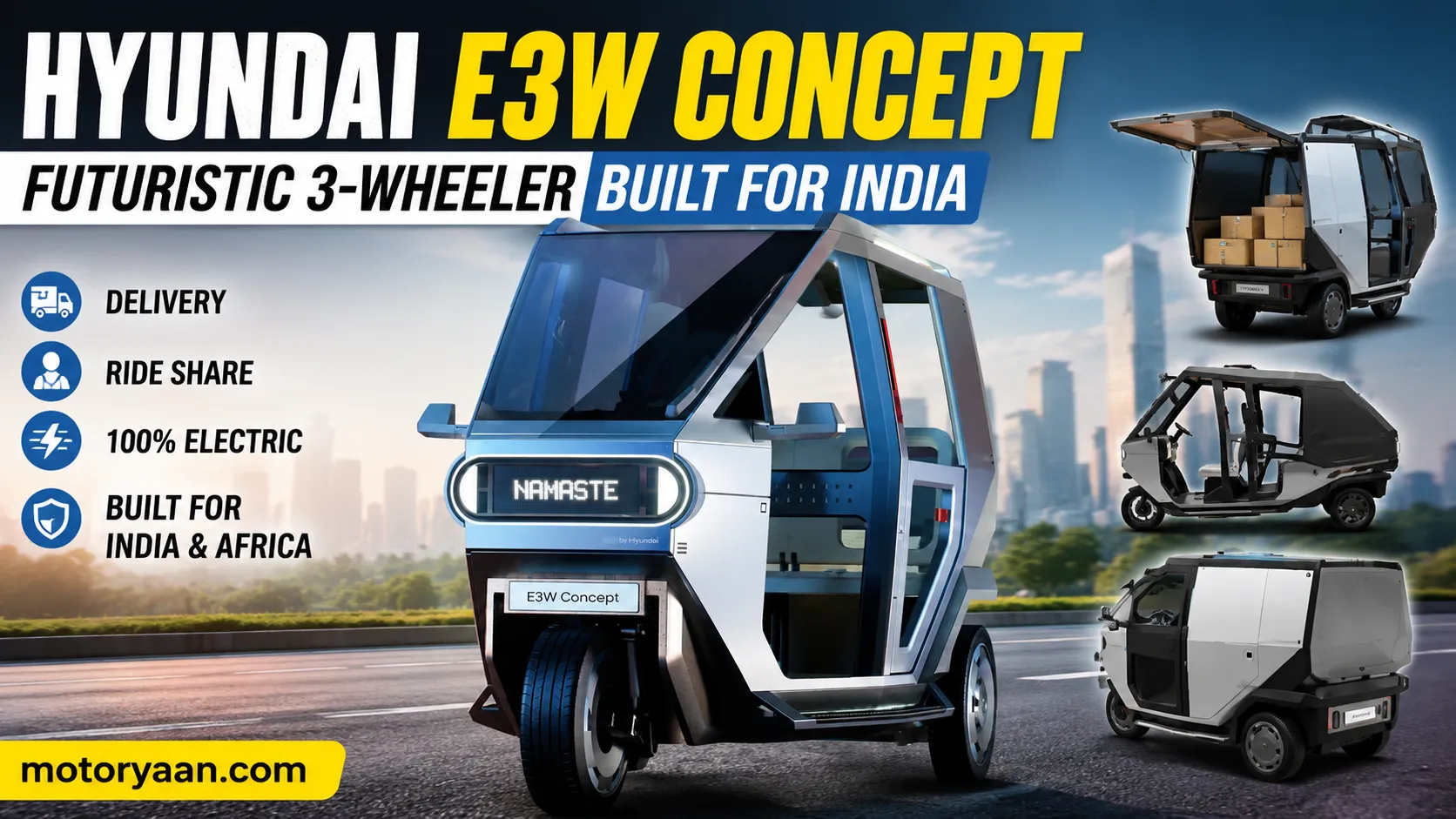 Hyundai E3W Electric Three Wheeler